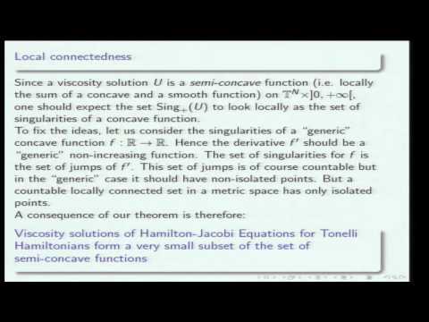 Topology of the set of singularities of viscosity solutions of the Hamilton-Jacobi equation Thumbnail