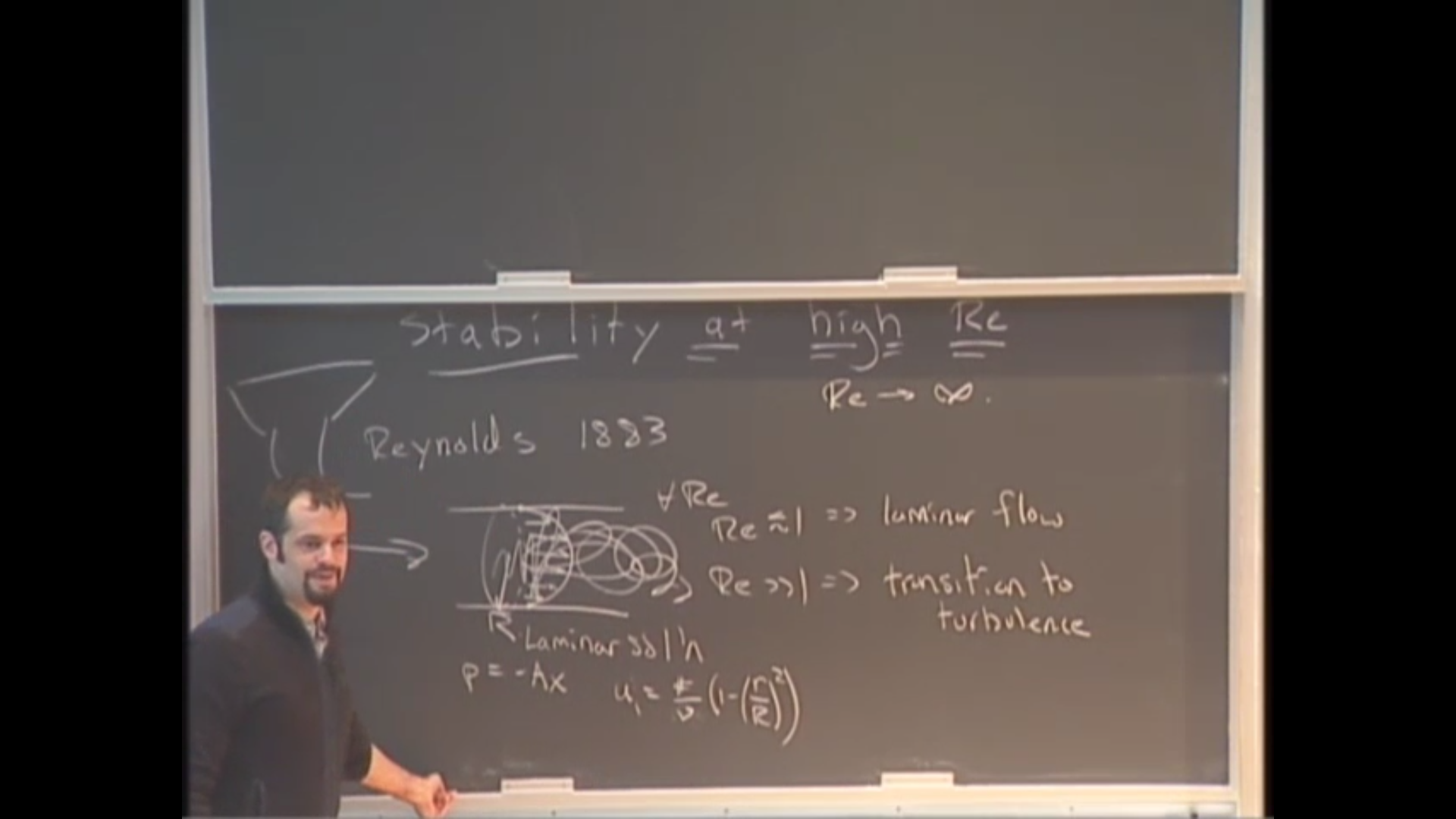 Incompressible Fluid Flows At High Reynolds Number, lecture 13 Thumbnail