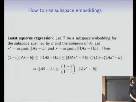 Random Matrices, Dimensionality Reduction, and Faster Numerical Linear Algebra Algorithms Thumbnail