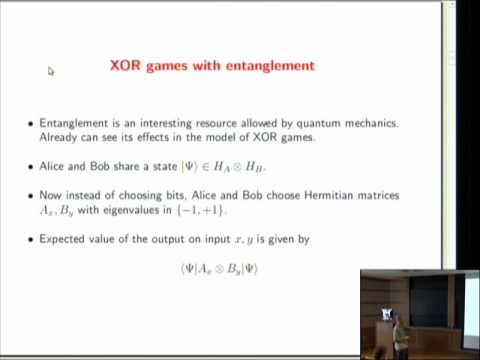 Grothendieck Inequalities, XOR Games, and Communication Complexity Thumbnail