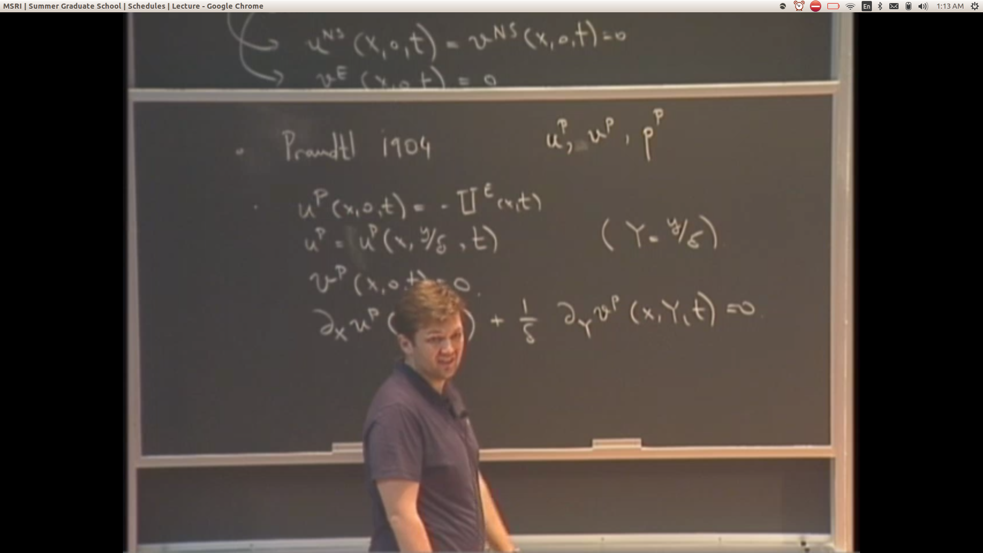 Incompressible Fluid Flows At High Reynolds Number, lecture 20 Thumbnail