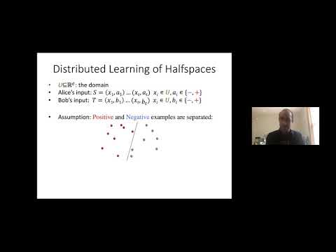 Convex Set Disjointness, Distributed Learning of Halfspaces, and Linear Programming Thumbnail