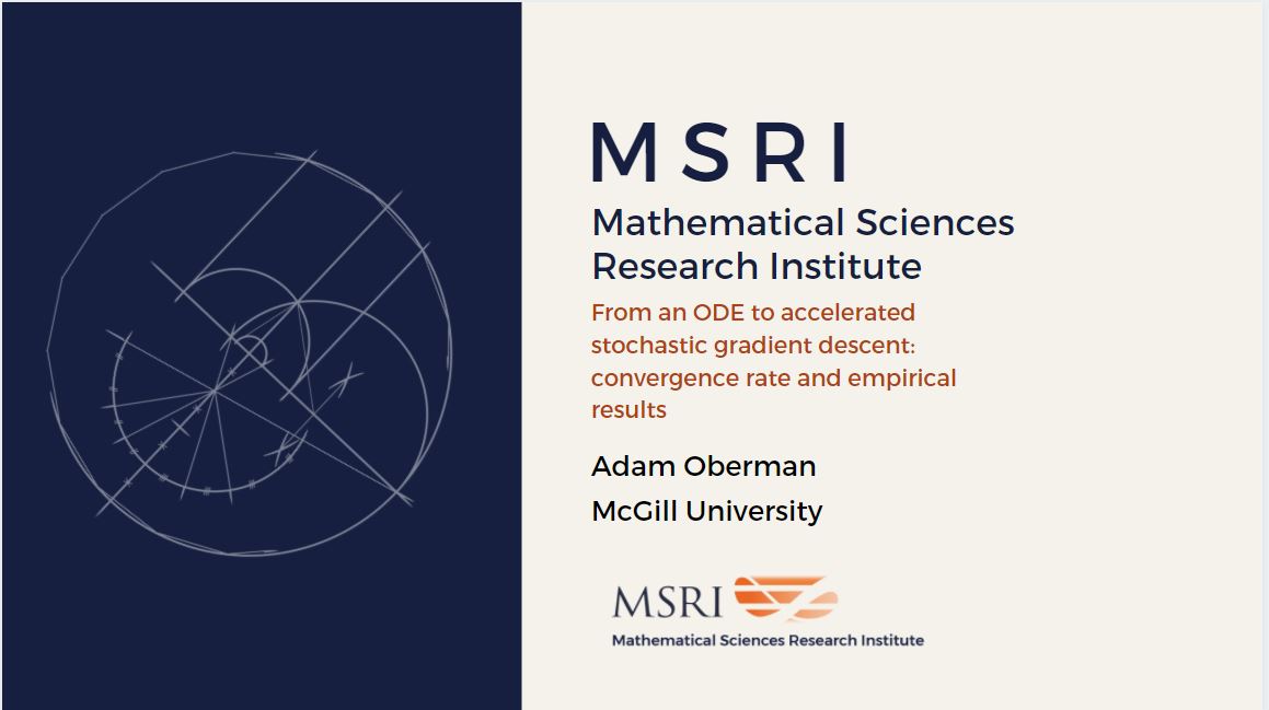 From an ODE to accelerated stochastic gradient descent: convergence rate and empirical results Thumbnail