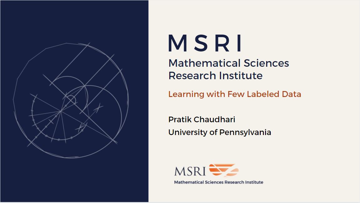 Learning with Few Labeled Data Thumbnail