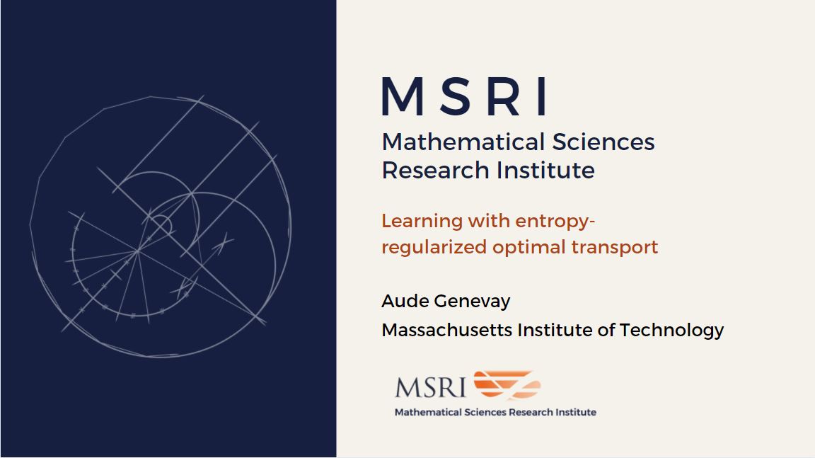 Learning with entropy-regularized optimal transport Thumbnail