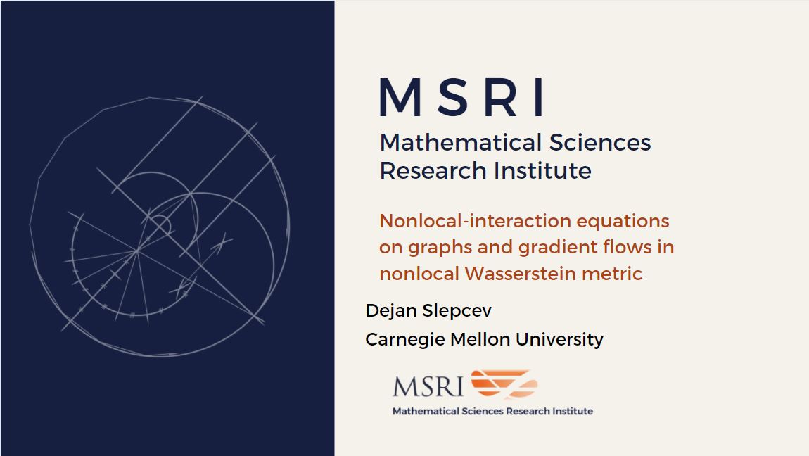 Nonlocal-interaction equations on graphs and gradient flows in nonlocal Wasserstein metric Thumbnail