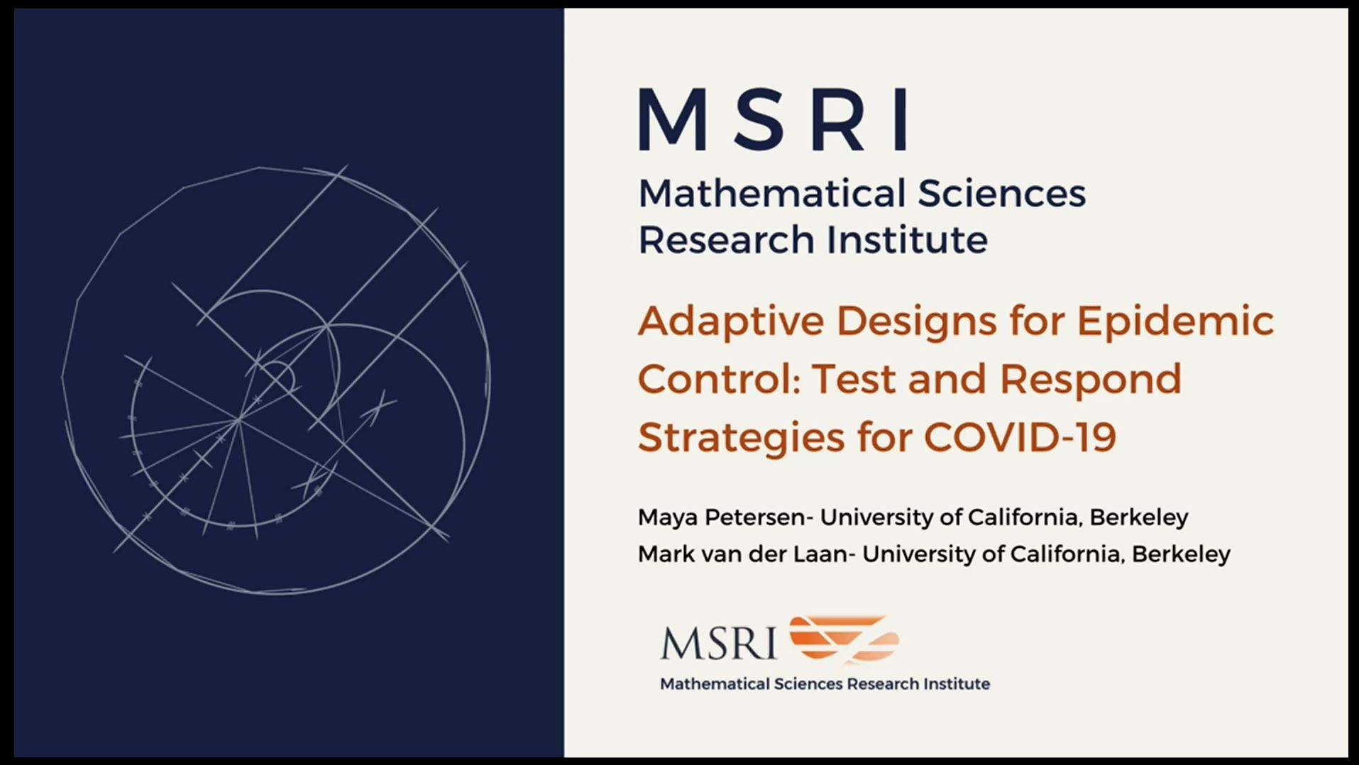 Adaptive Designs for Epidemic Control: Test and Respond Strategies for COVID-19 Thumbnail