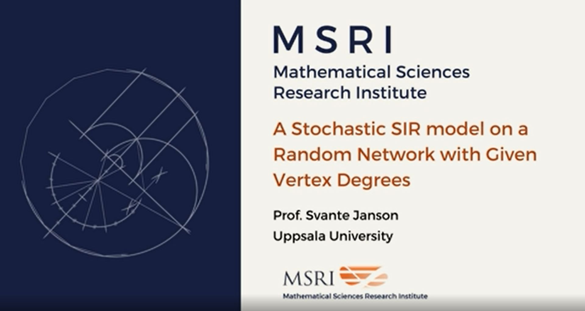 A stochastic SIR model on a random network with given vertex degrees Thumbnail