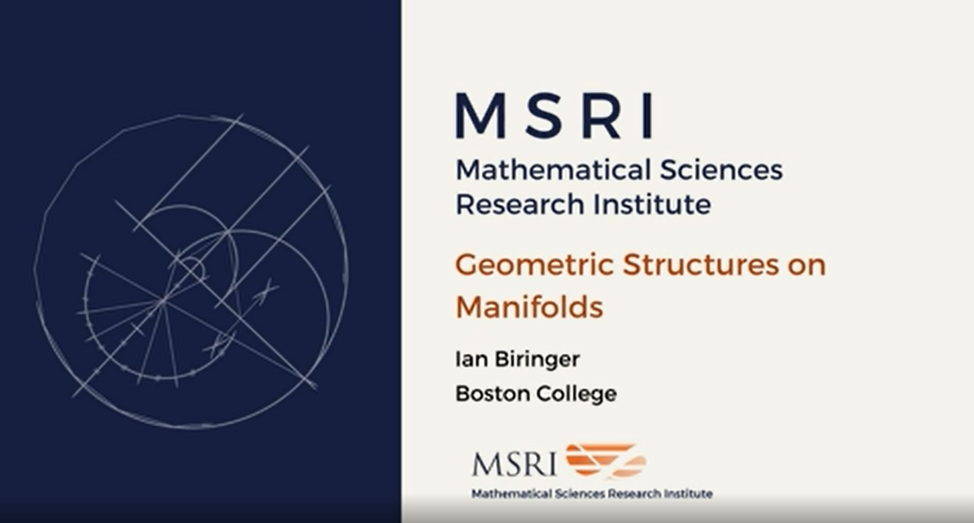 Geometric structures on manifolds Thumbnail