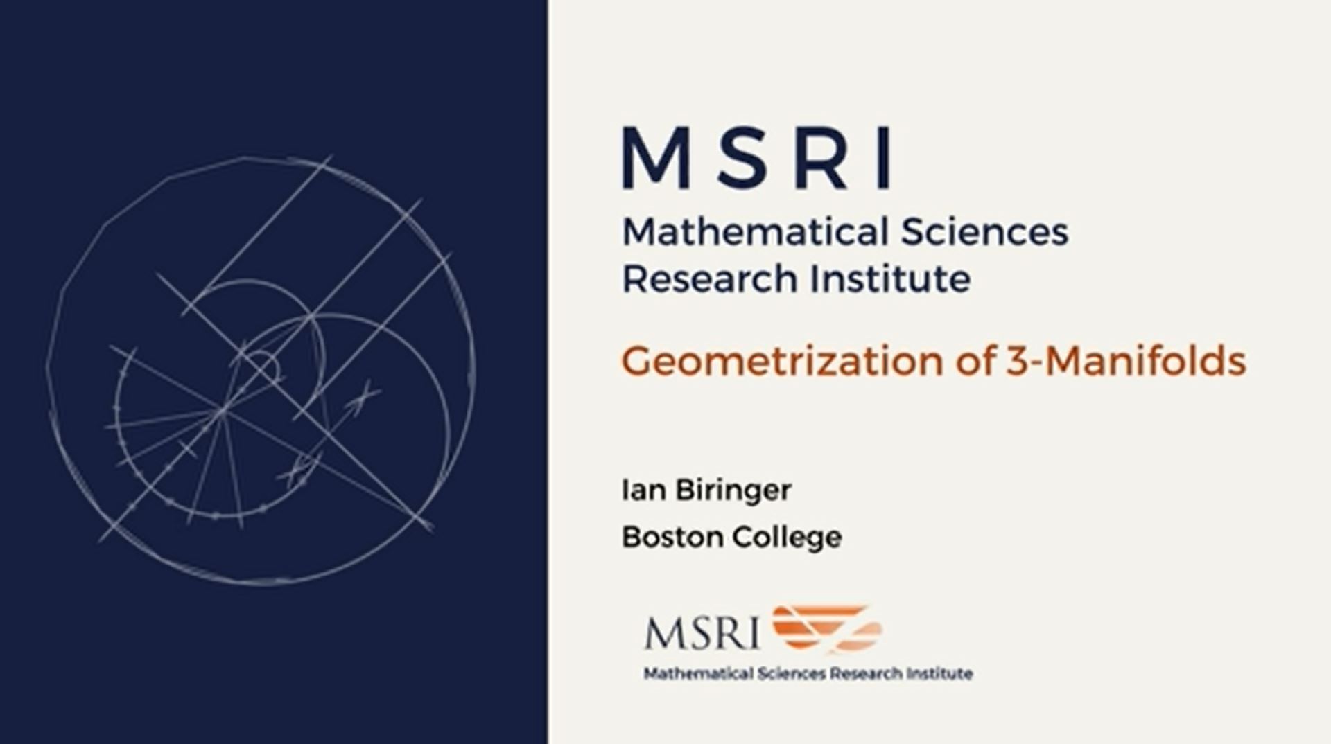 Geometrization of 3-manifolds Thumbnail