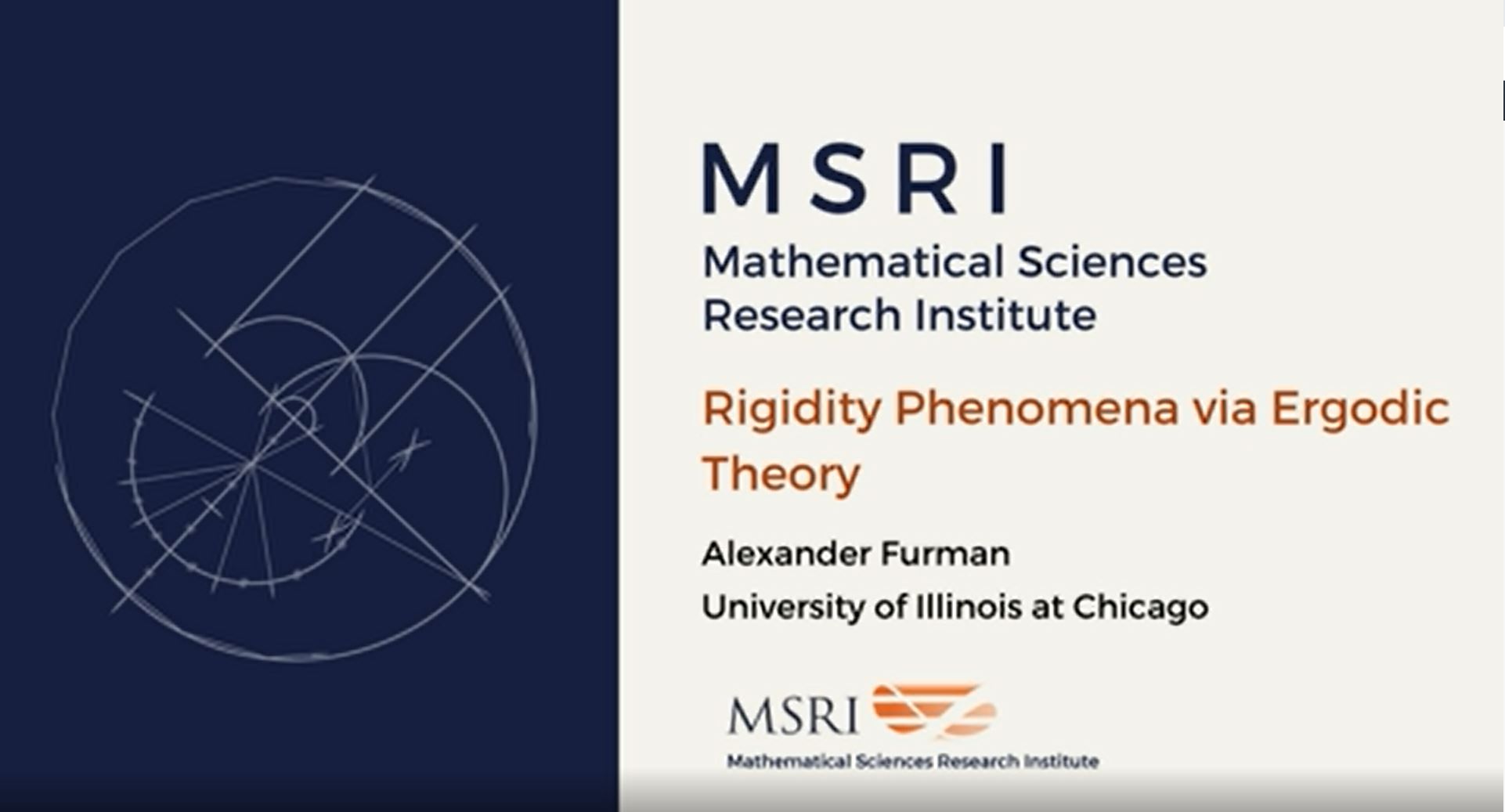 Rigidity Phenomena via Ergodic Theory Thumbnail