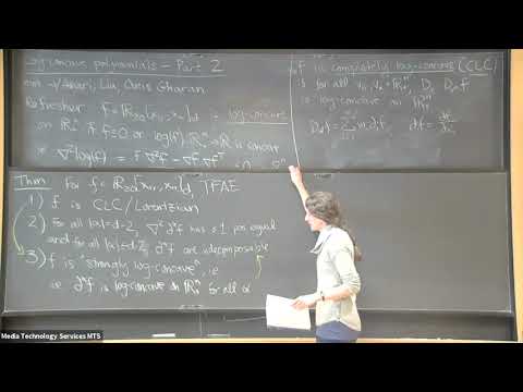 Log-concave polynomials in theory and applications - Part 2 Thumbnail