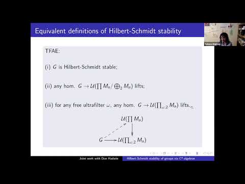 Hilbert-Schmidt stability of groups via C*-algebras Thumbnail