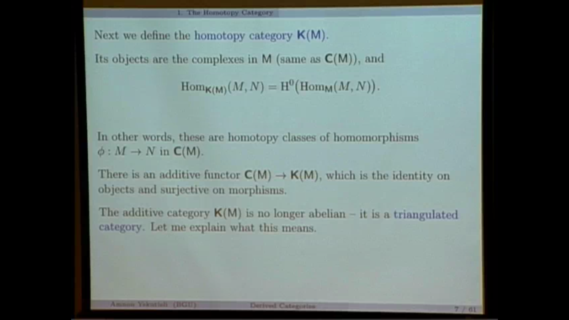 Introduction to Derived Categories I Thumbnail