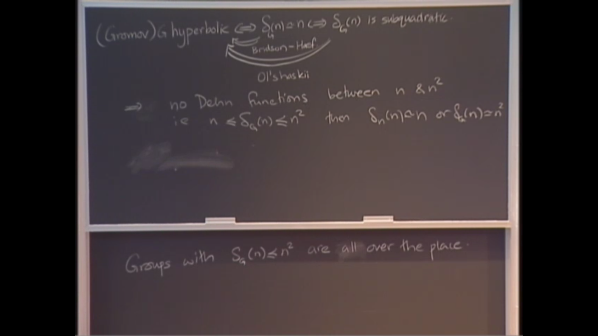 Geometric Group Theory, Summer graduate school, lecture 5 Thumbnail