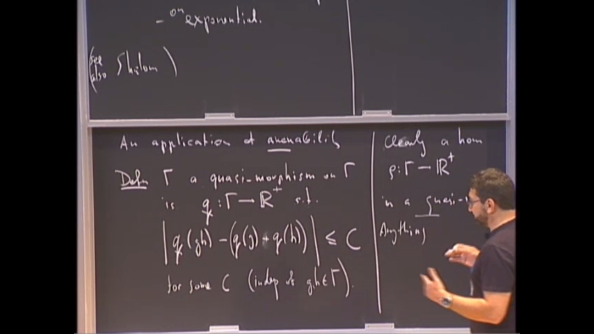 Geometric Group Theory, Summer graduate school, lecture 4 Thumbnail