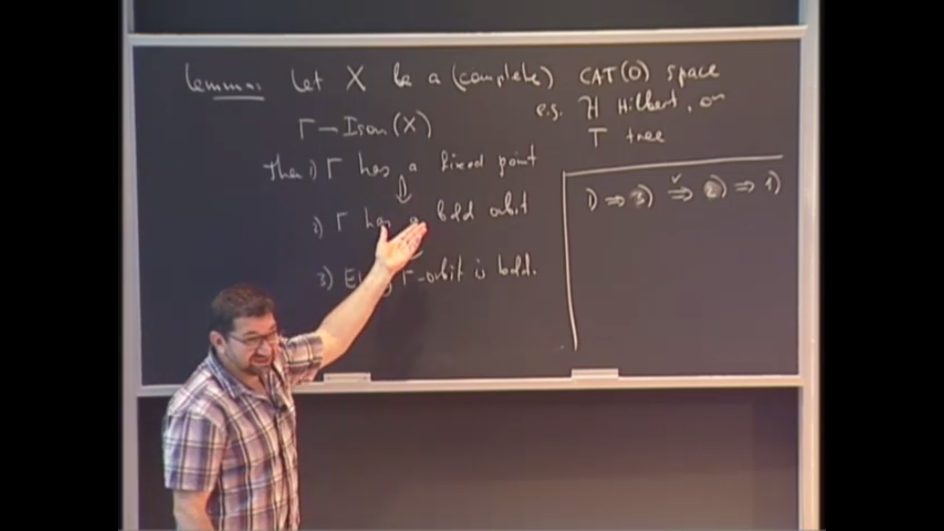 Geometric Group Theory, Summer graduate school, lecture 10 Thumbnail