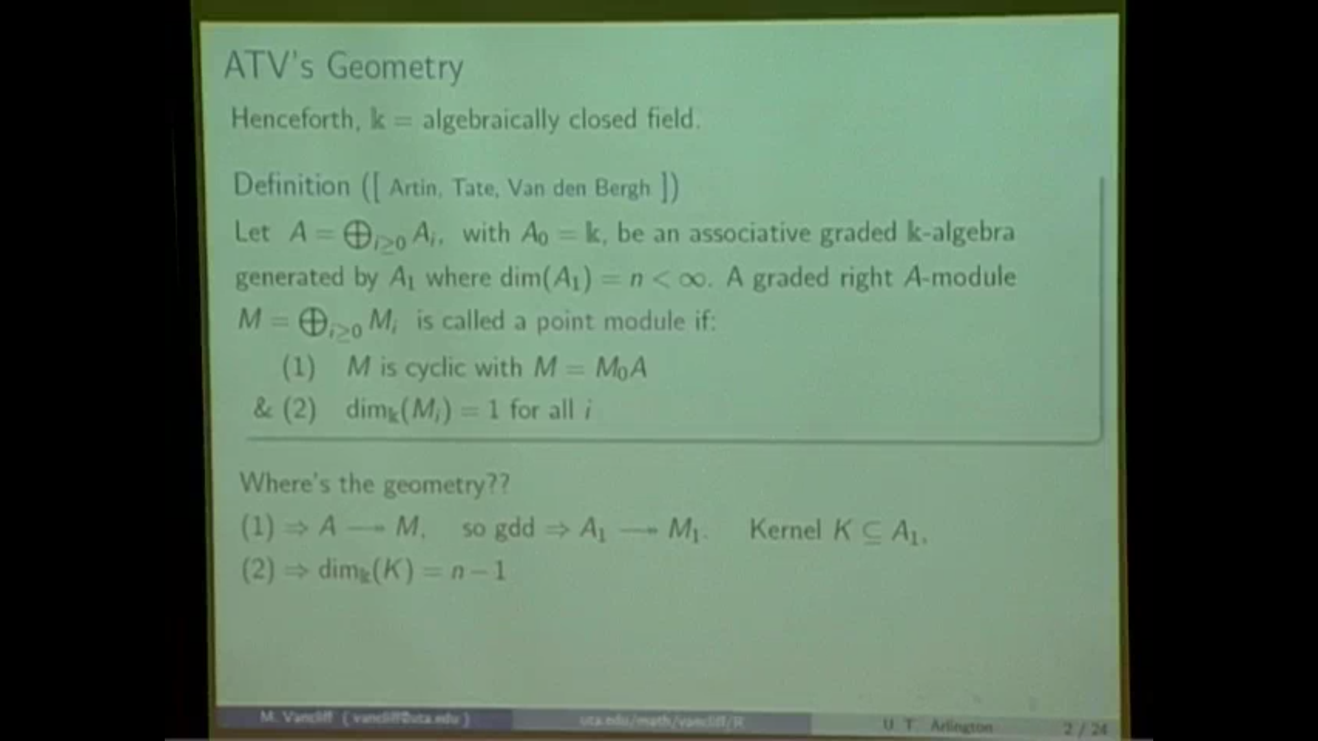 The Interplay of Algebra and Geometry in the Setting of AS-Regular Algebras Thumbnail