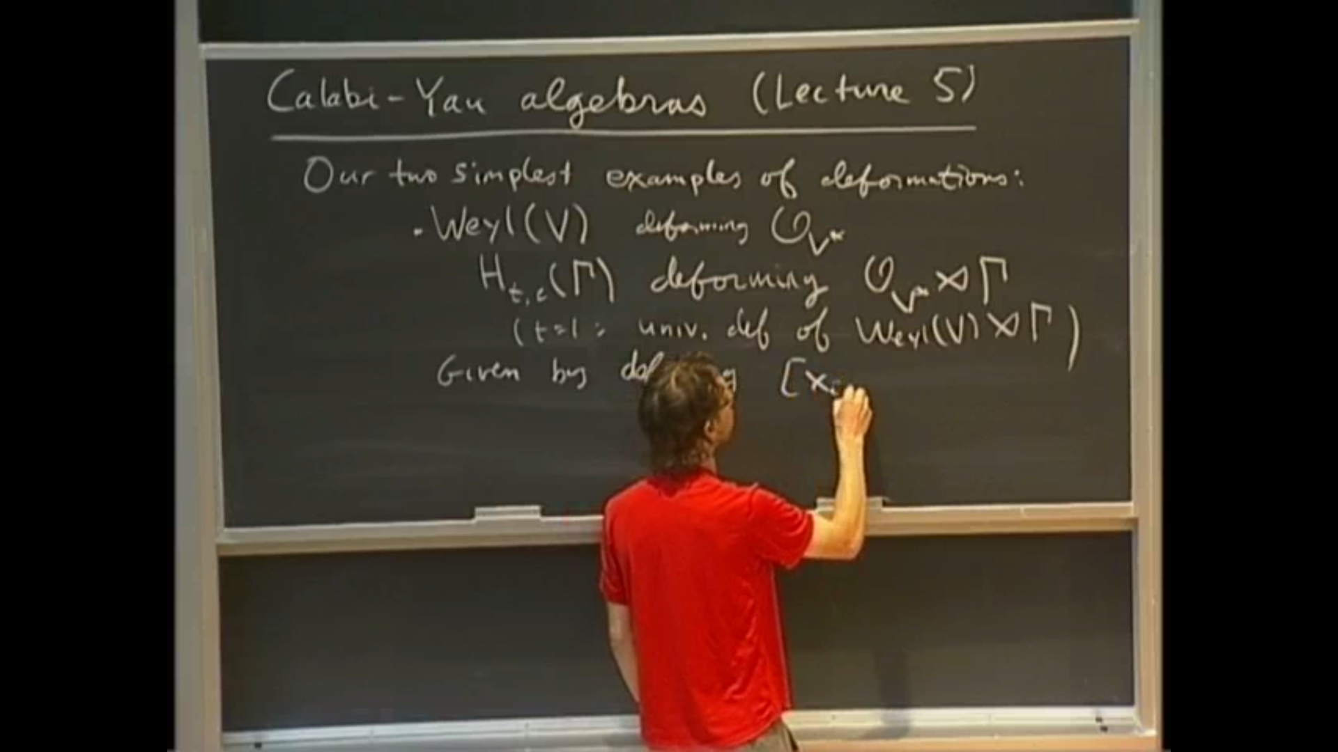 Noncommutative Algebraic Geometry Summer School, 19 Thumbnail