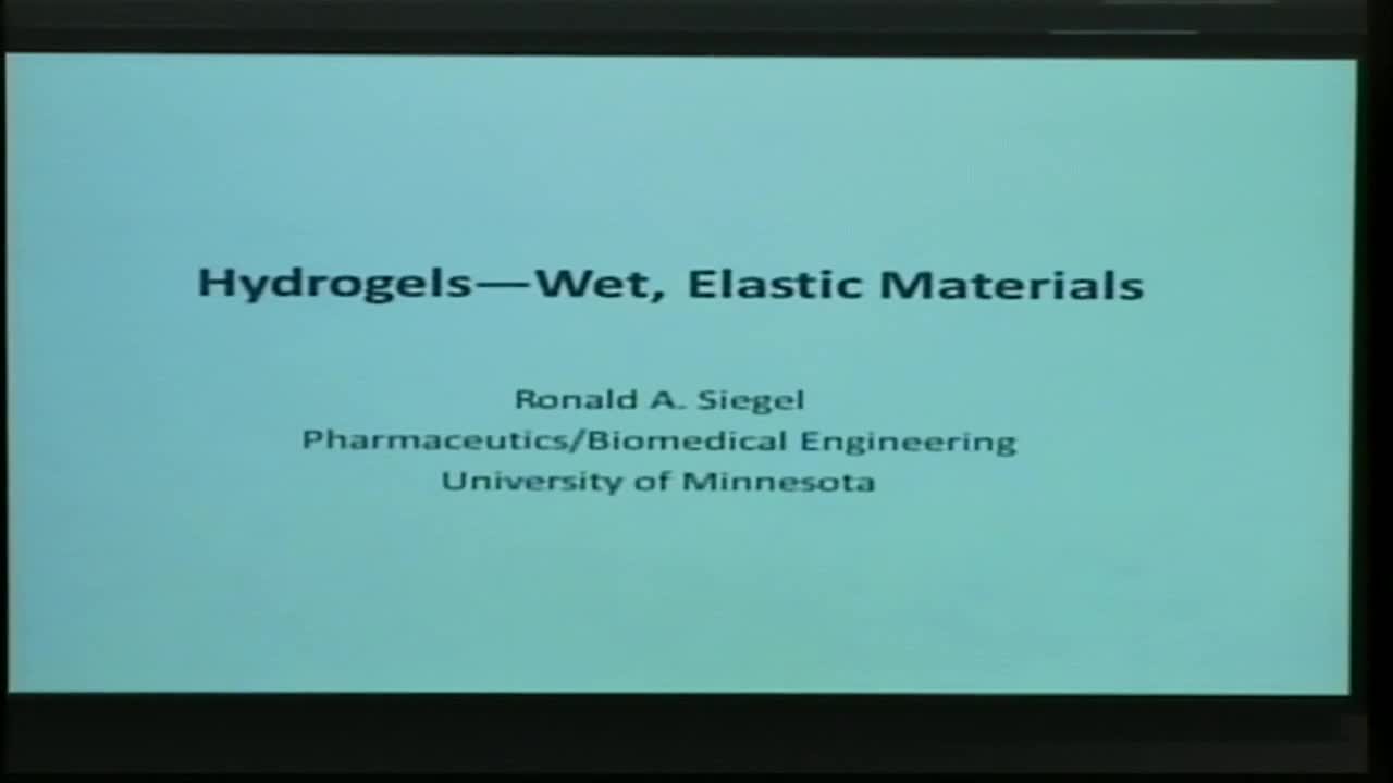 Hydrogels--Wet Elastic Materials Thumbnail