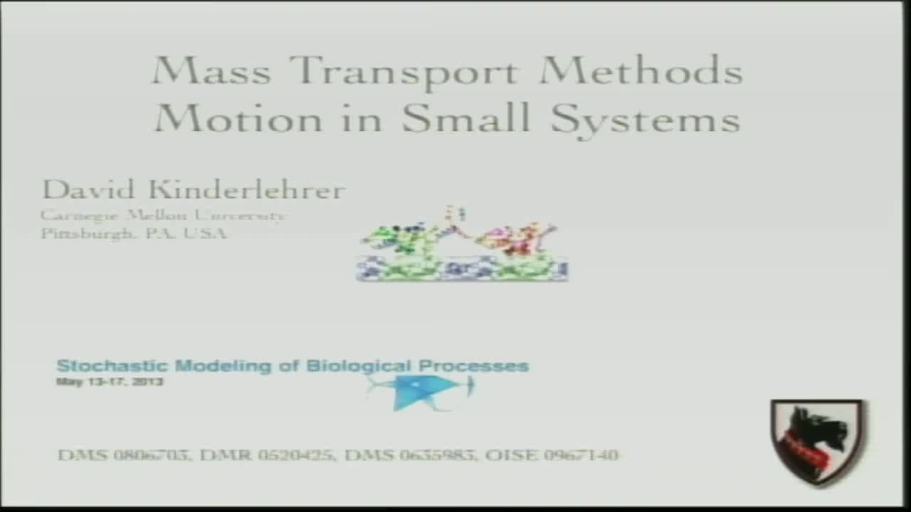 Mass Transport Methods to Describe Motion in Small Systems Thumbnail