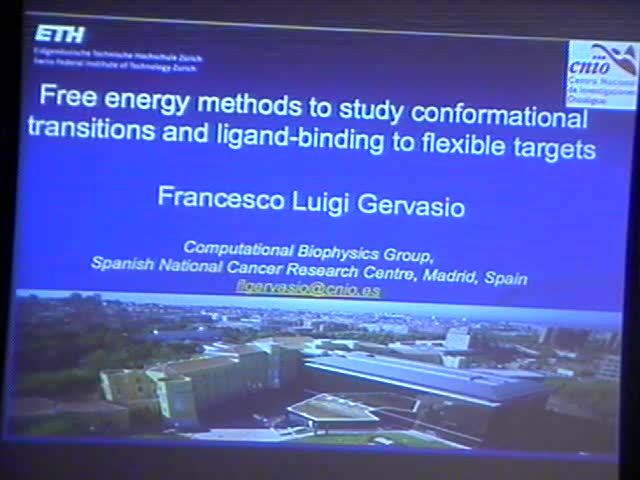 Free-energy methods to study conformational transitions and
ligand binding to flexible targets Thumbnail