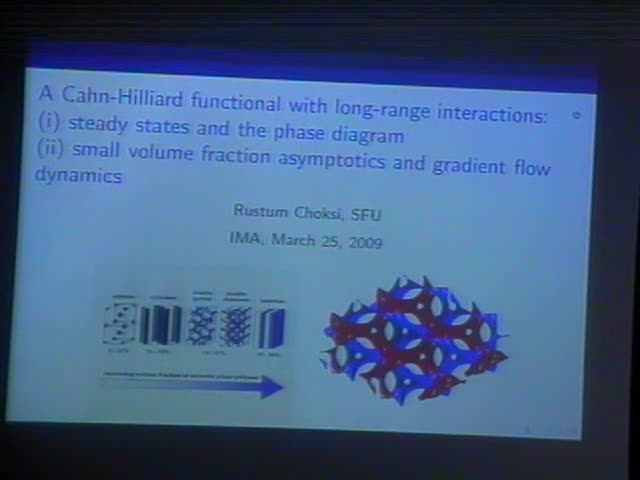 A Cahn-Hilliard functional with long-range interactions: (i) steady states and the phase diagram, 
(ii) small volume fraction asymptotics and gradient flow dynamics Thumbnail