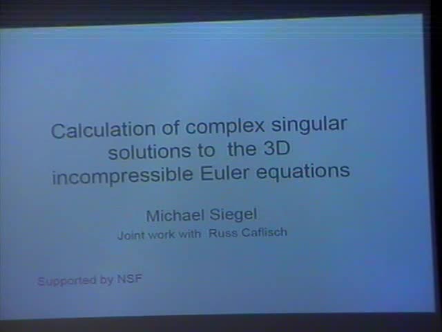 Calculation of complex singular solutions to the 3D incompressible Euler equations Thumbnail