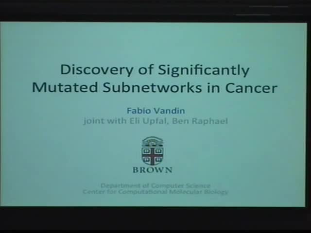 Discovery of Significantly Mutated Subnetworks in Cancer Thumbnail