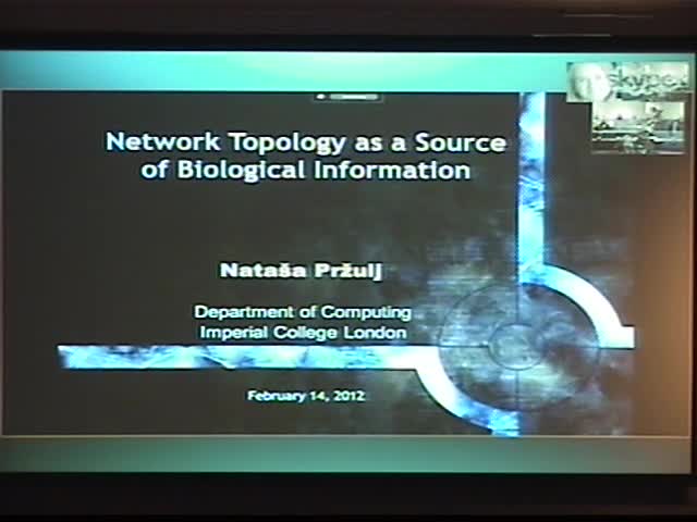 Network topology as a source of biological information Thumbnail