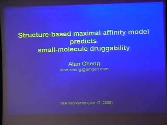 Structure-based Maximal Affinity Model Predicts Small-molecule Druggability Thumbnail