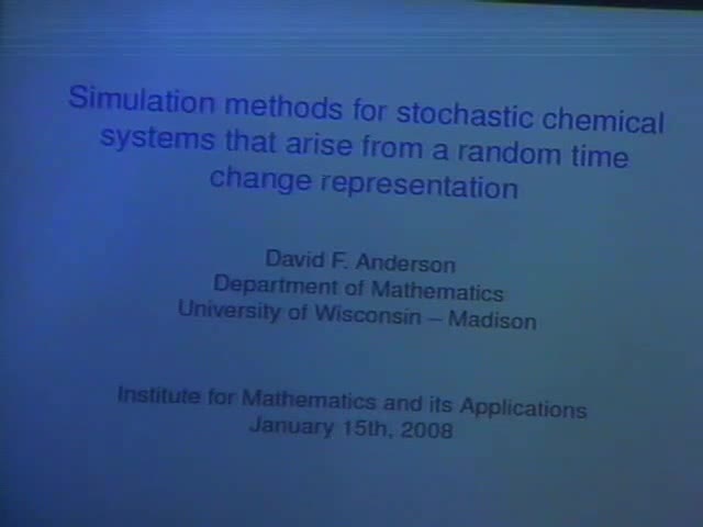 Simulation Methods for Stochastic Chemical Systems that Arise from a Random Time Change Representation Thumbnail