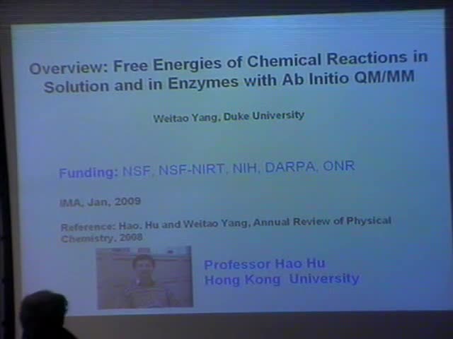Overview talk: Free energies of chemical reactions in solution
and in enzymes with Ab initio quantum mechanics/molecular
mechanics methods Thumbnail
