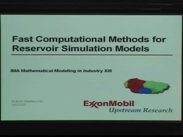 Team 5: Fast computational methods for reservoir flow models Thumbnail