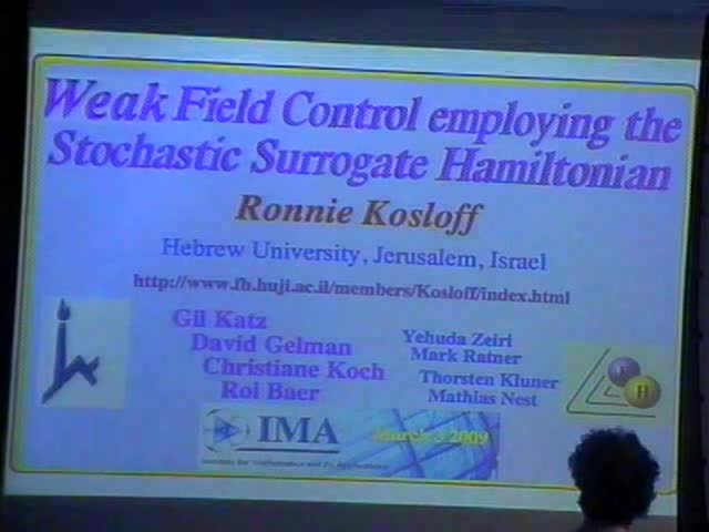 Weak field control employing the stochastic surrogate
Hamiltonian Thumbnail