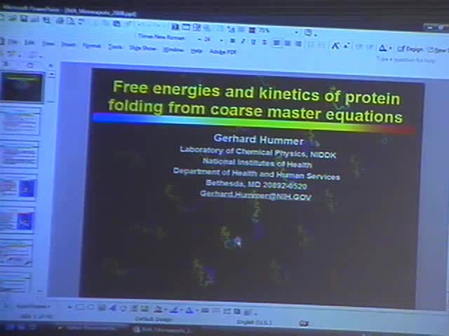 Free Energies and Kinetics of Protein Folding From Coarse Master Equations Thumbnail