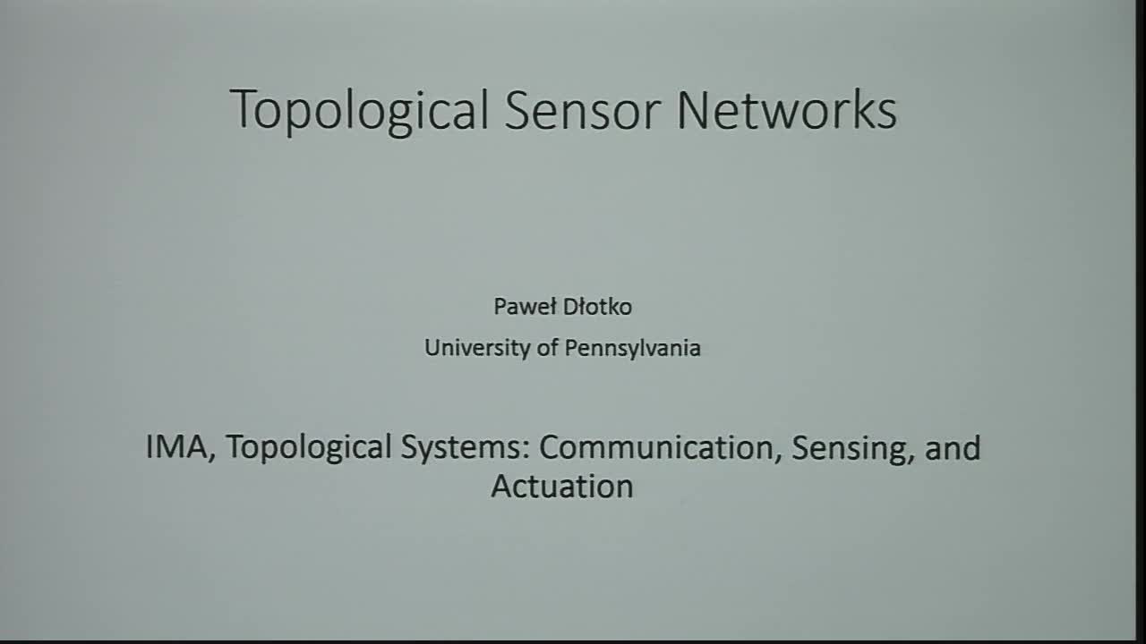 Topological Sensor Networks Thumbnail