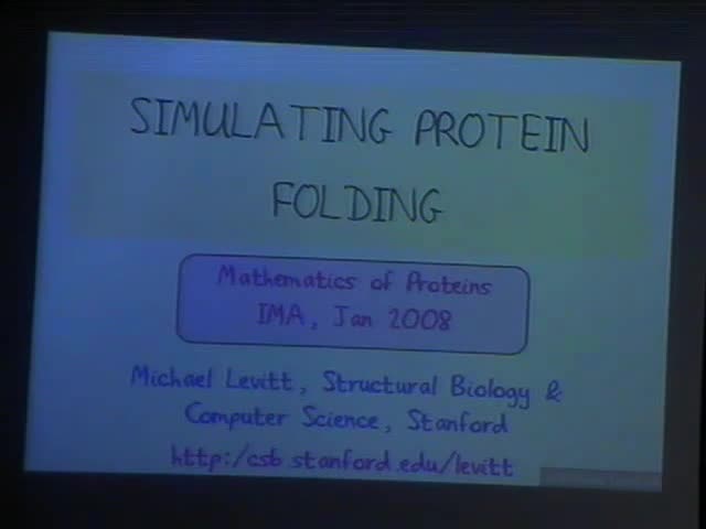 Lecture 3: Simulating protein folding Thumbnail