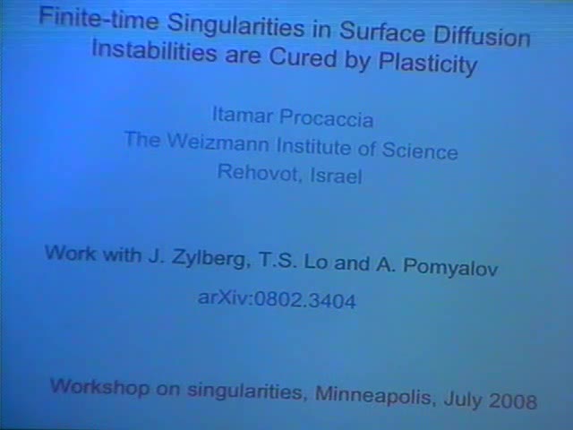 Finite-time singularities in surface-diffusion
instabilities are cured by plasticity Thumbnail