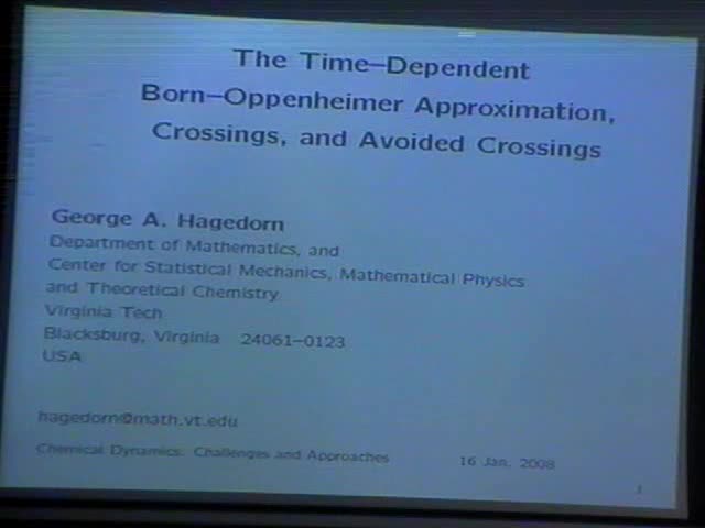 The time-dependent Born-Oppenheimer approximation, crossings,
and avoided crossings Thumbnail