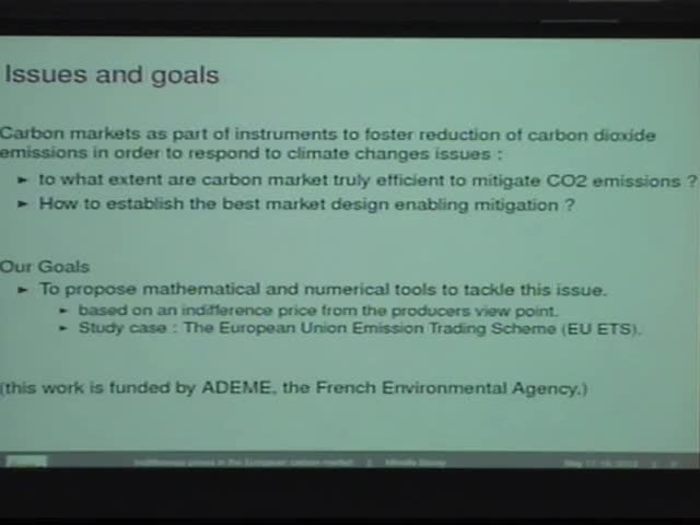 Indifference prices for carbon emission allowances in the European carbon market context Thumbnail