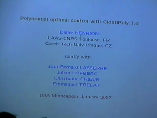 Polynomial Optimal Control with GloptiPoly 3.0  Thumbnail