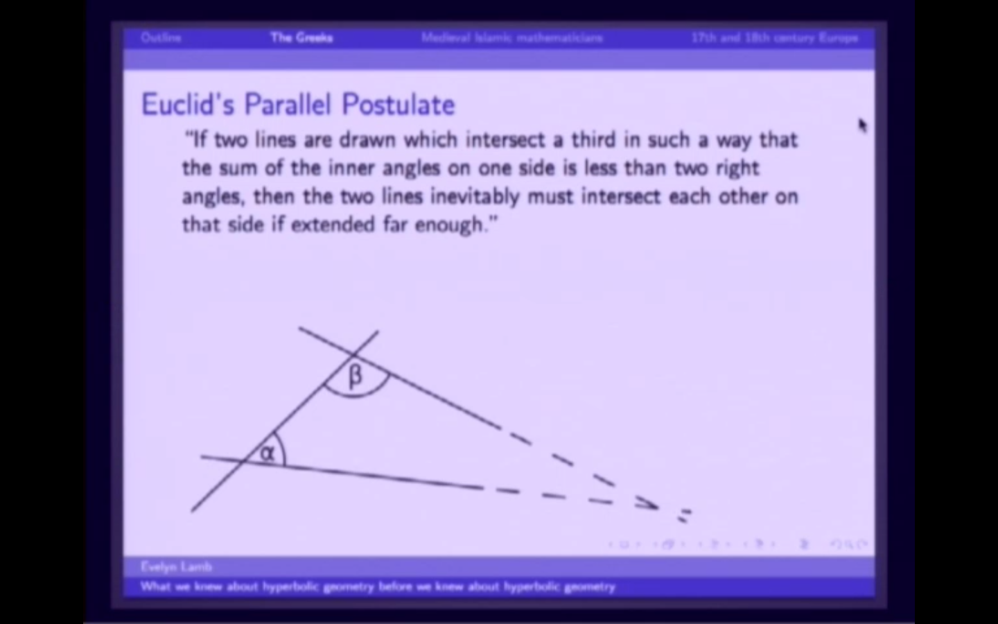 What we knew about hyperbolic geometry before we knew about hyperbolic geometry Thumbnail