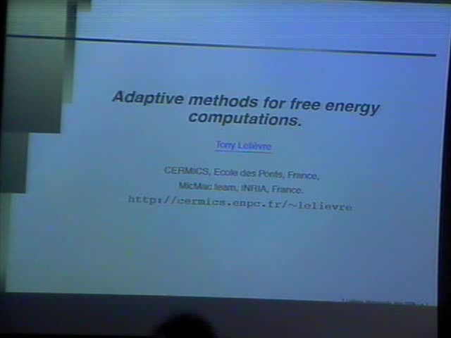 Special Topic 4. Adaptive methods for free energy
computation Thumbnail