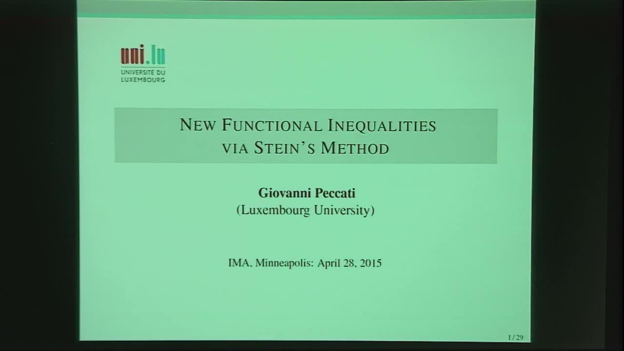 New Functional Inequalities via Stein's Method Thumbnail