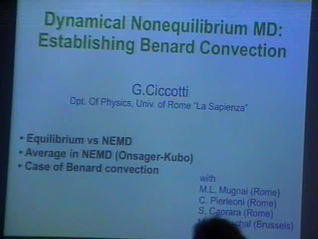 Benard convection by dynamical nonequilibrium molecular dynamics Thumbnail