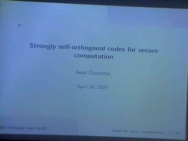 Strongly Self-orthogonal Codes for Secure Computation Thumbnail