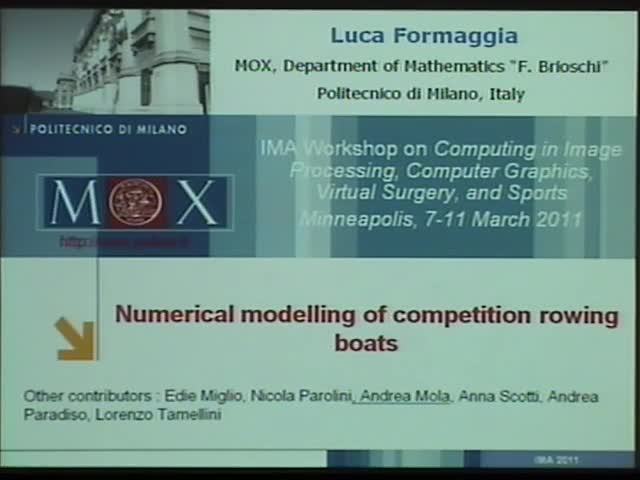 Numerical modelling of competition rowing boats Thumbnail