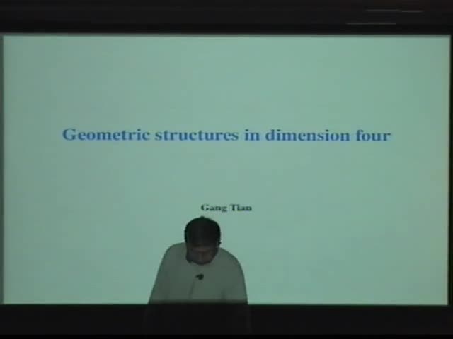 Geometric structures in dimension four  Thumbnail