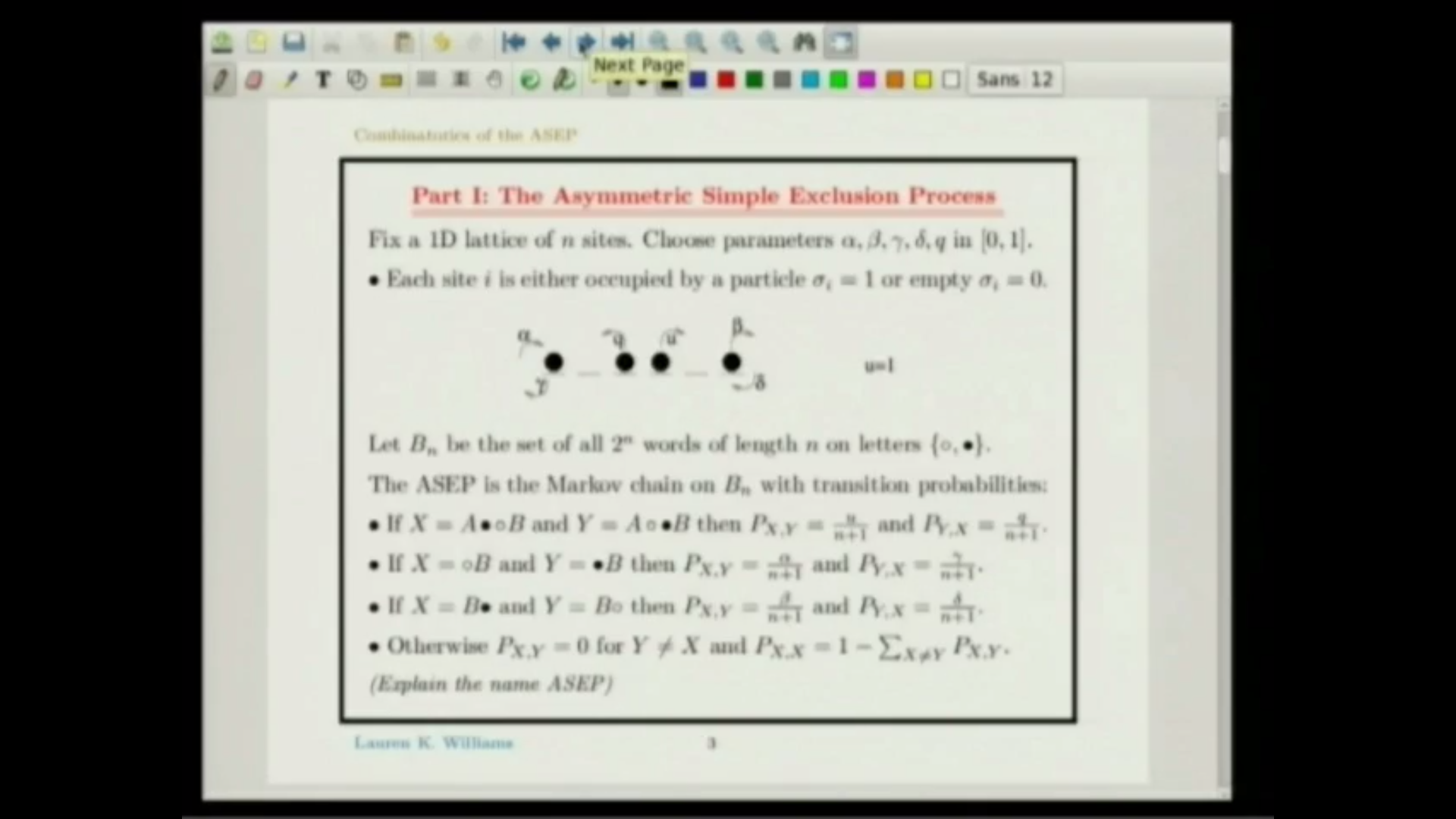 Combinatorics of the asymmetric simple exclusion process Thumbnail